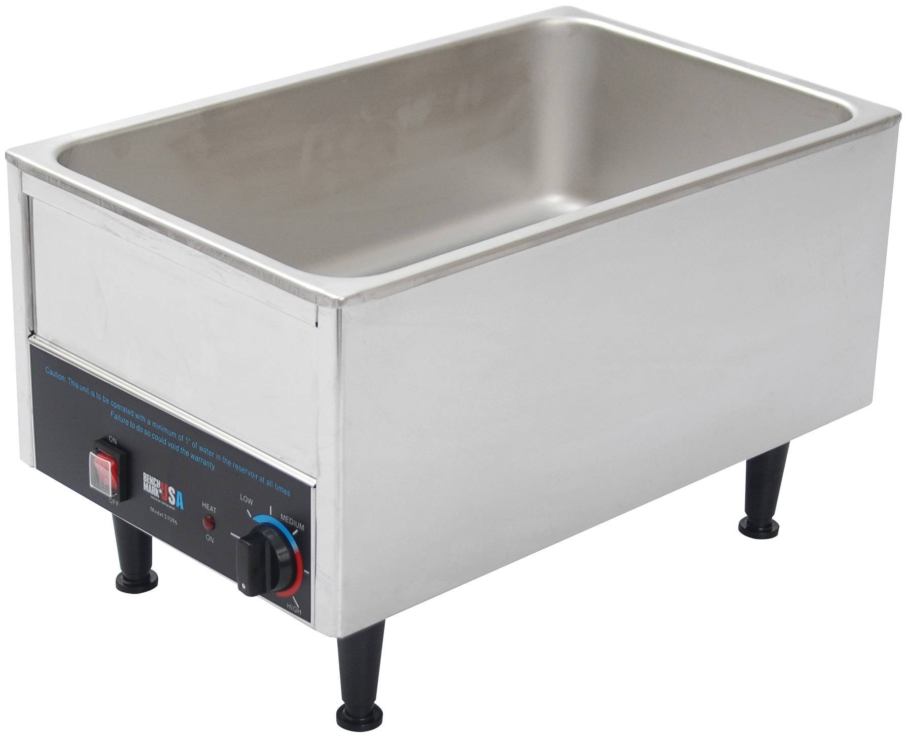 Benchmark Stainless Steel Food Warmer 12" x 20", 120v