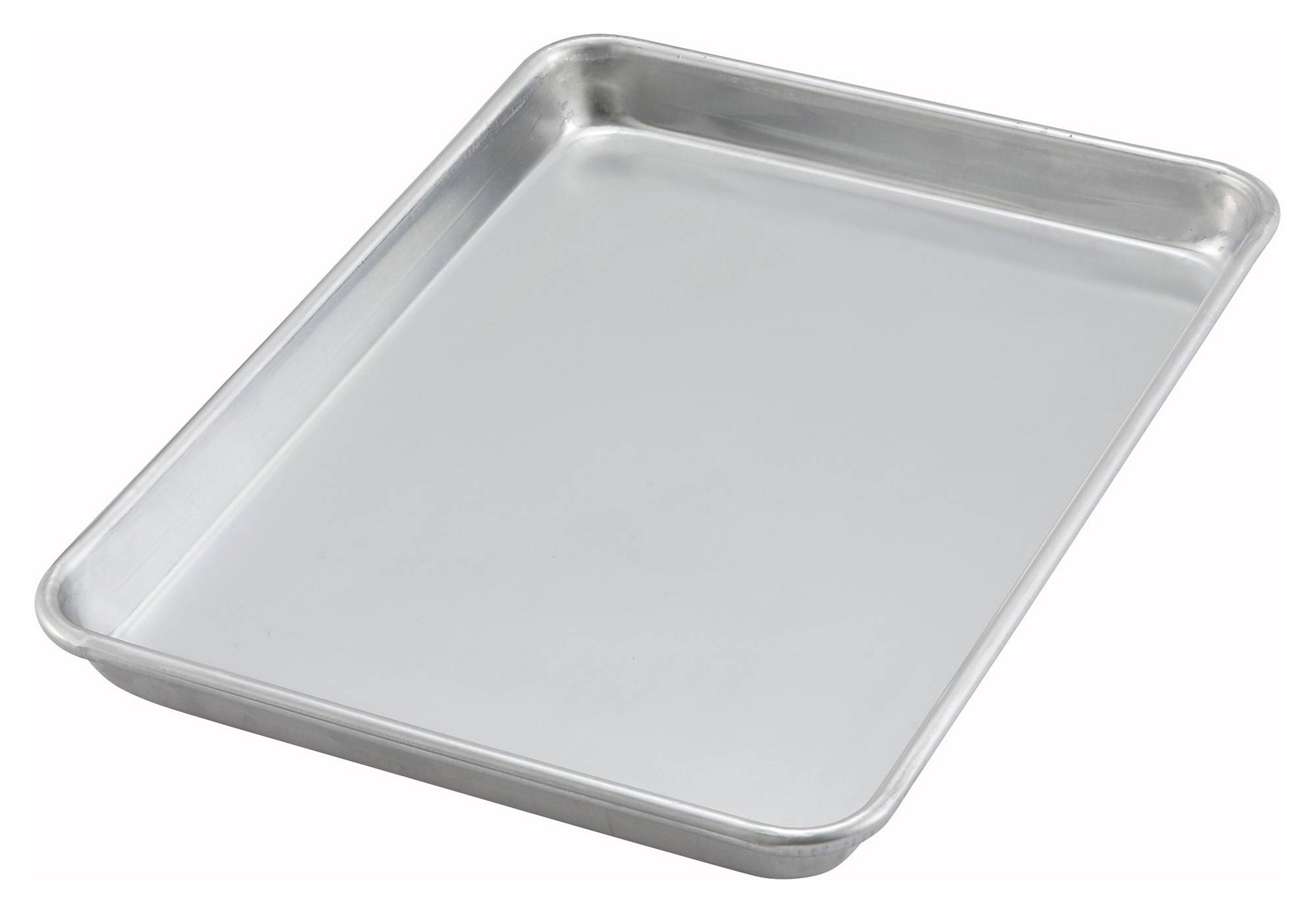 Sheet Pan, 1/4 Size, 9.5"x13", Open Bead, 16 Gauge, Aluminum, NSF