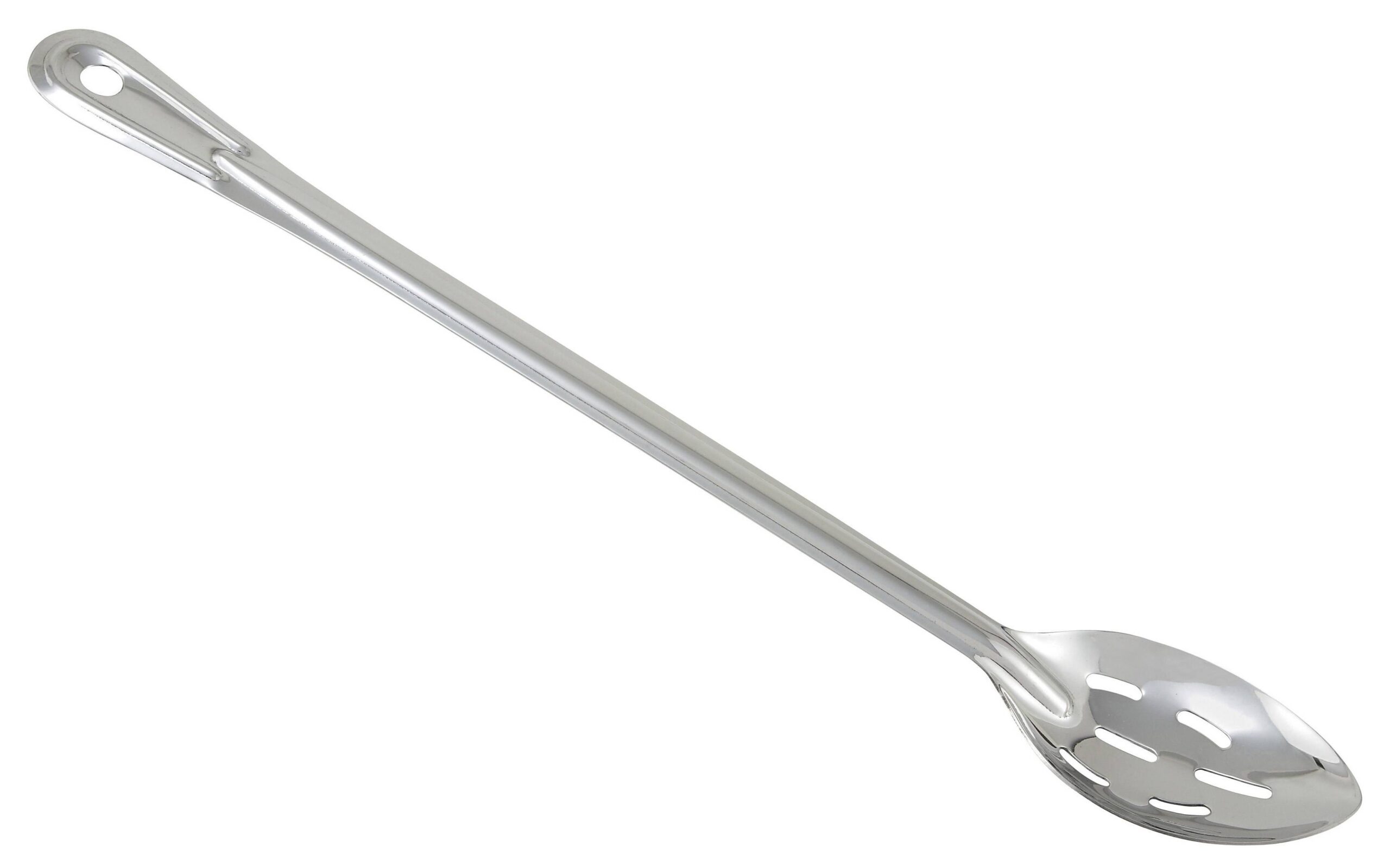 Winco Prime One-piece S/S 18" Slotted Basting Spoon, NSF