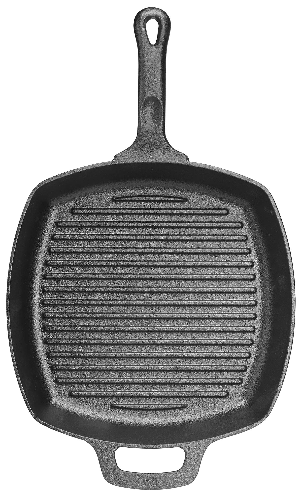 Cast Iron, Induction Grill Pan, Square, 10-1/2" x 1-3/4" H, Pre-Seasoned