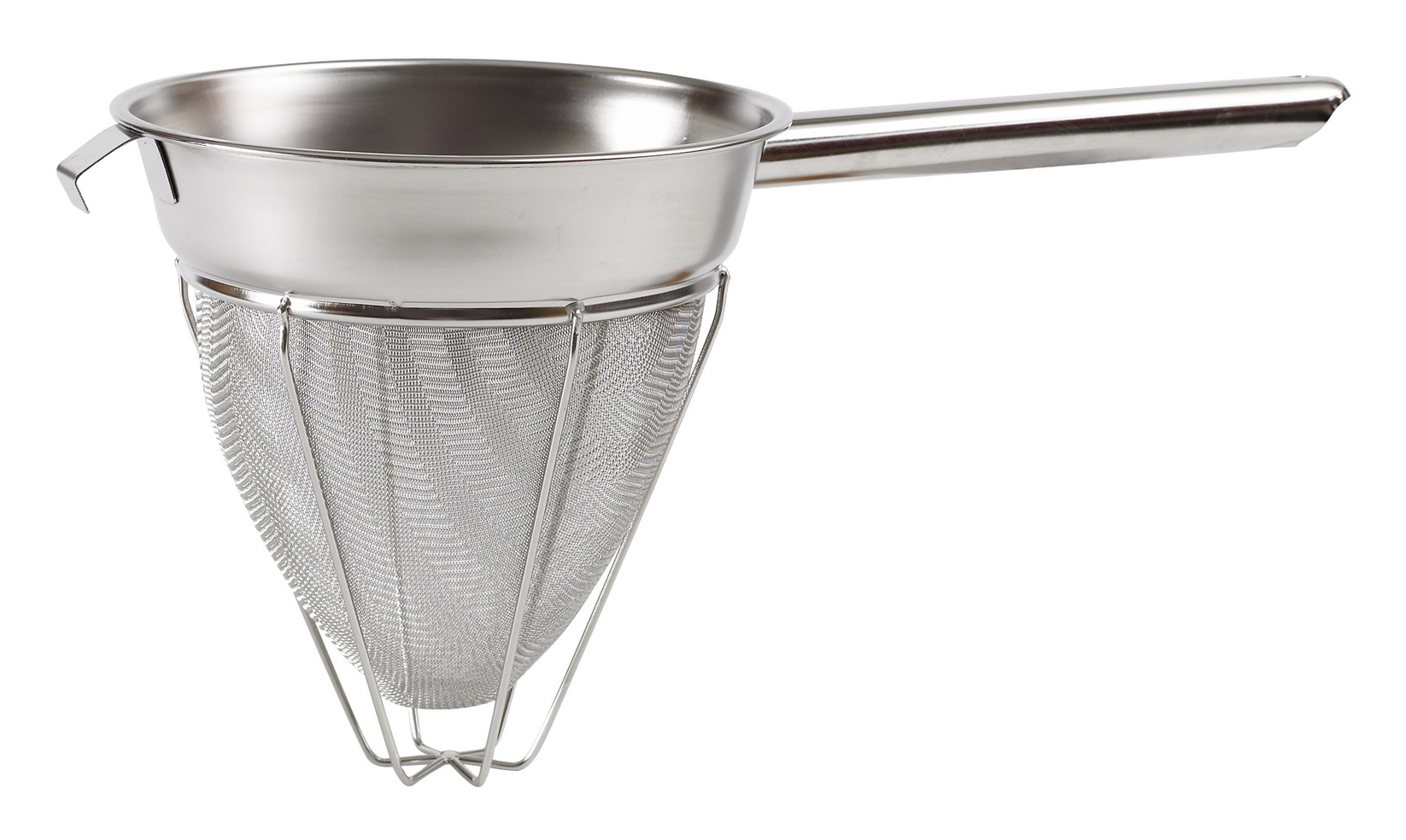 8" Bouillon Strainer, Reinforced, Extra Fine Mesh, S/S