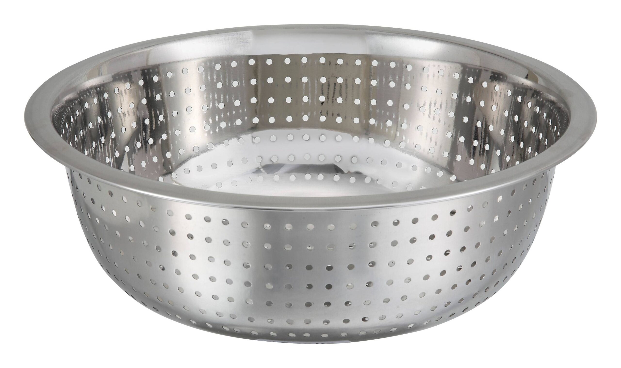 11" Colanders, Chinese Style, 2.5mm Holes, S/S