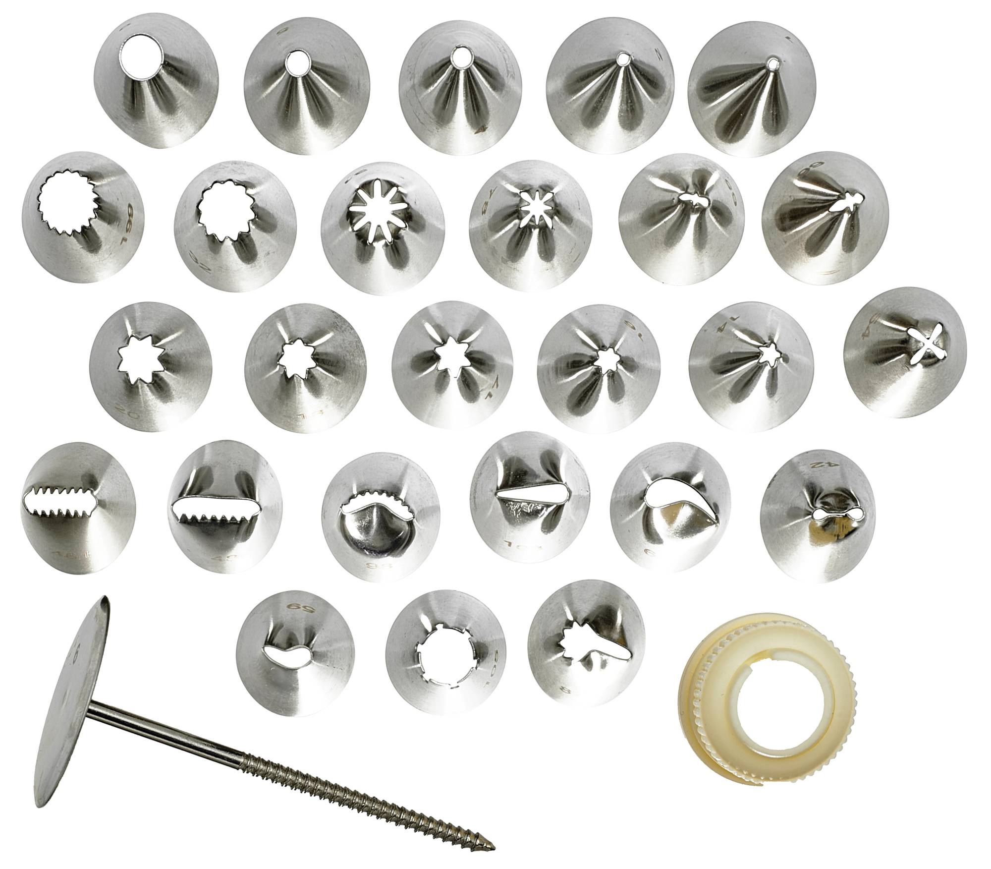 Cake Decorating Set, 26 Tips, S/S