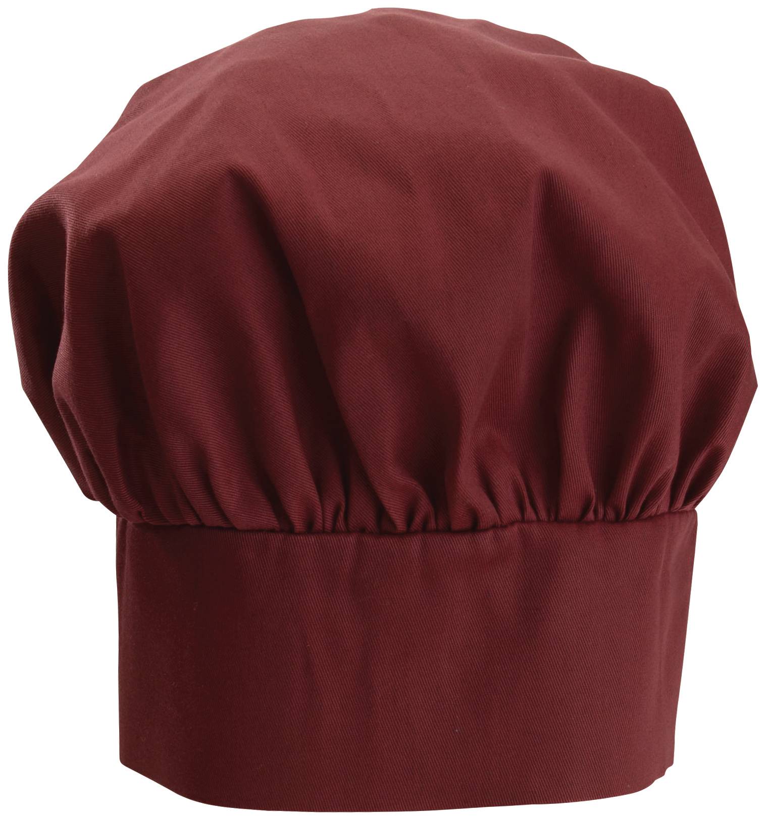 Chef Hat, 13", Velcro Closure, Burgundy