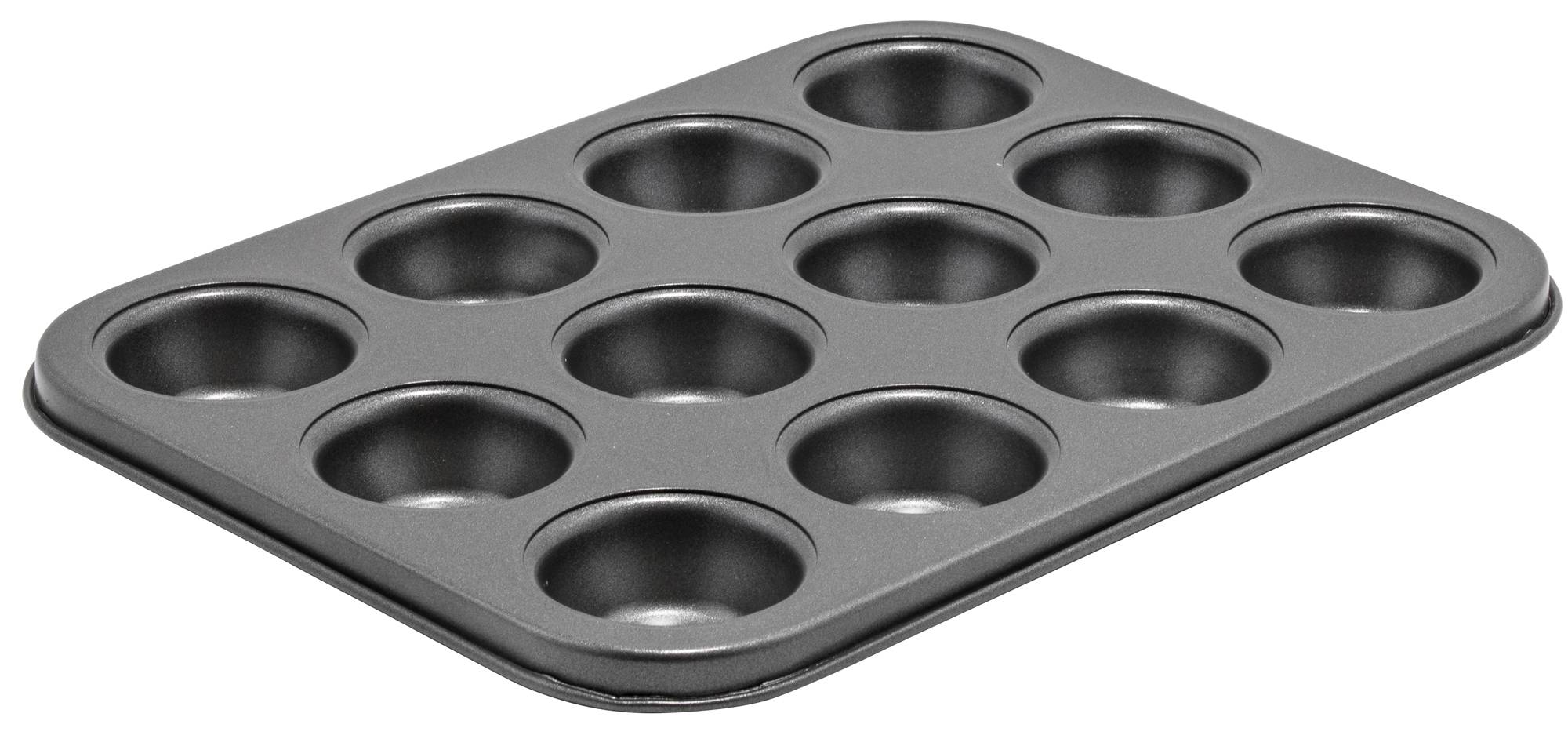 12 Cup Mini Muffin Pan, 3/4oz, Non-stick, Carbon Steel