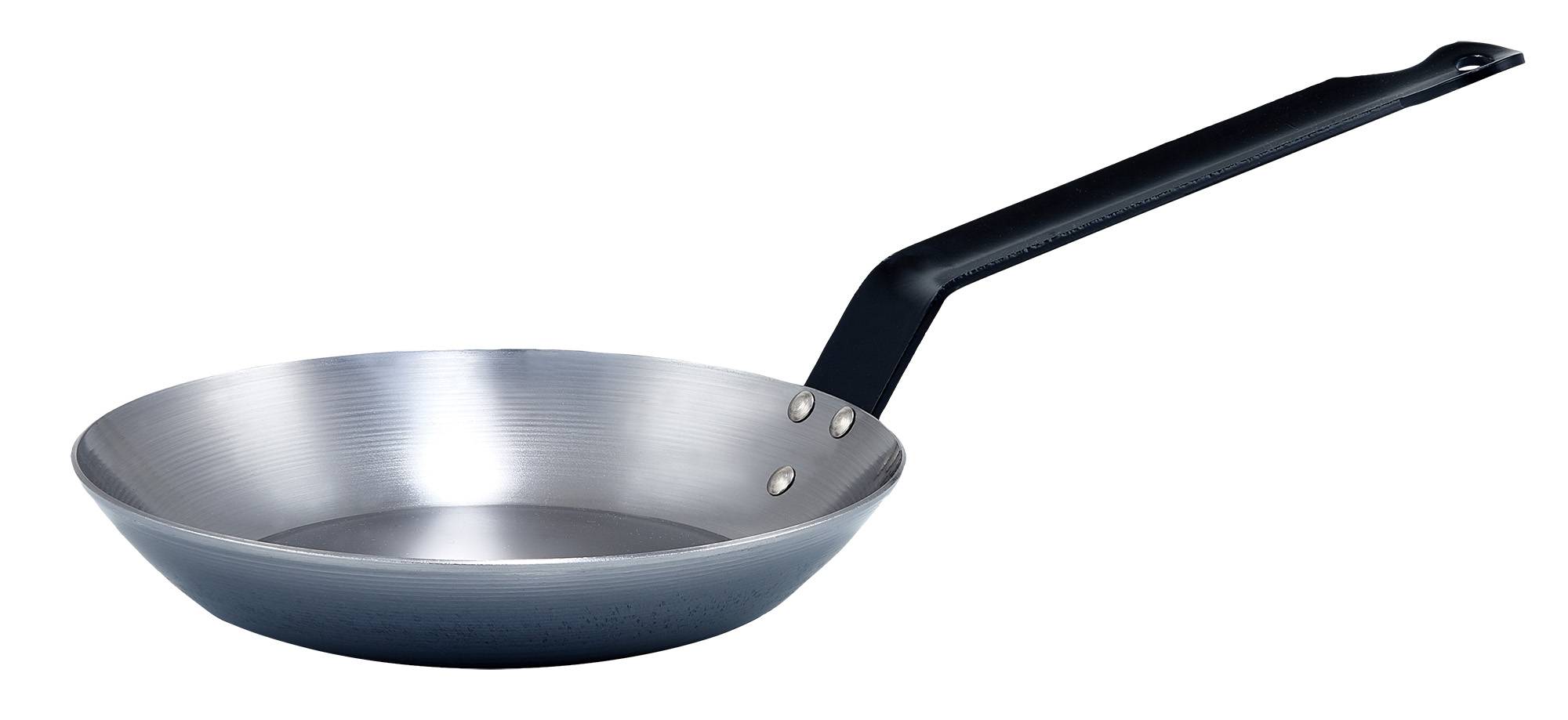 10-3/8" French Style Fry Pan, Polished Carbon Steel (Spain)
