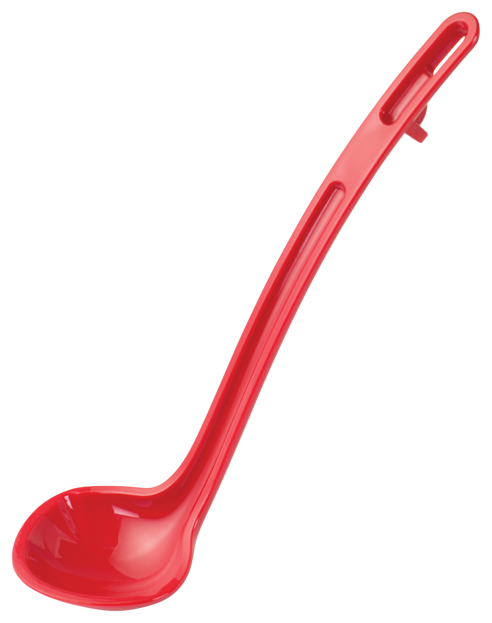 8-1/2" Ladle, 3/4oz, Red, PC, Curve