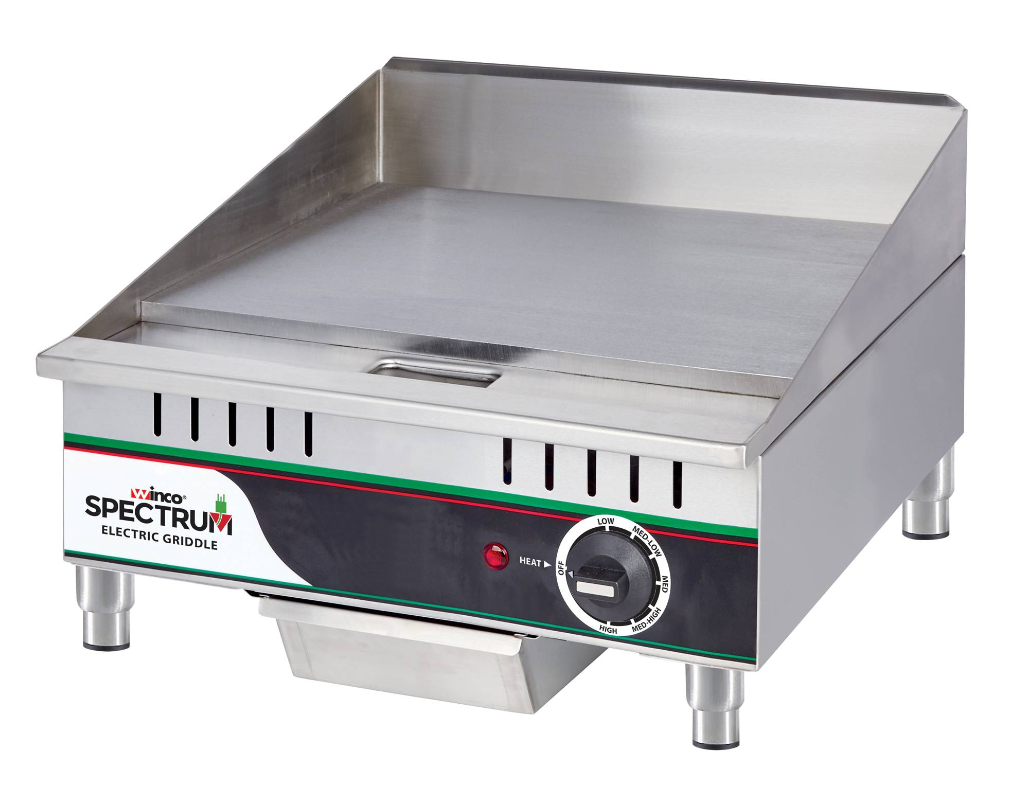 Spectrum Electric Griddle, 16", 120 Volts, with NEMA 5-15 Plug