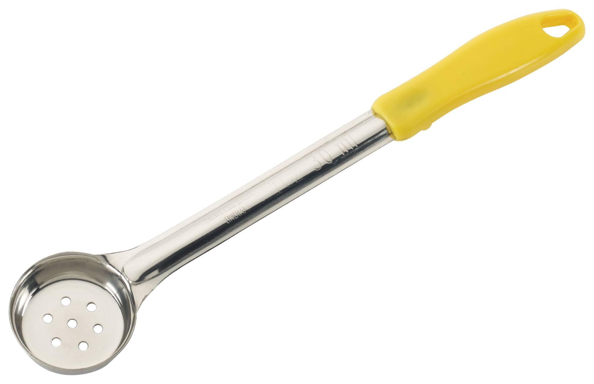 1oz Perf Food Portioner, One-piece, Yellow, S/S