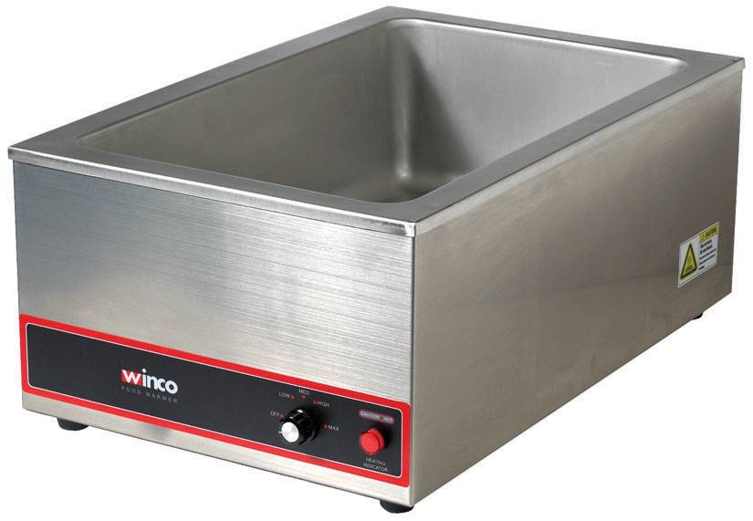 Electric Food Warmer, 20" x 12" Opening, 1200W, 120V
