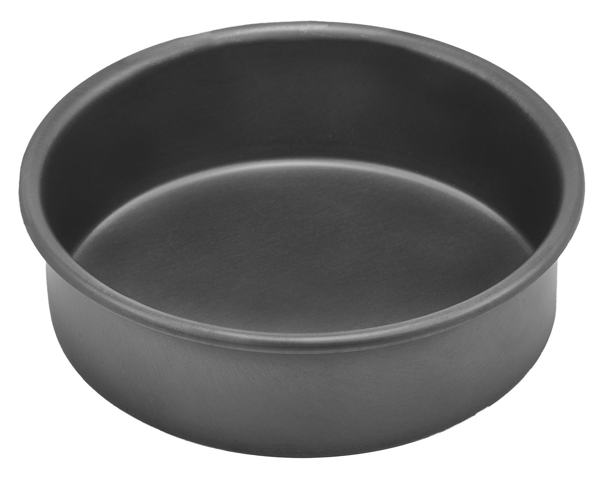 6" Round Cake Pan, Anodized Alu, 2"H