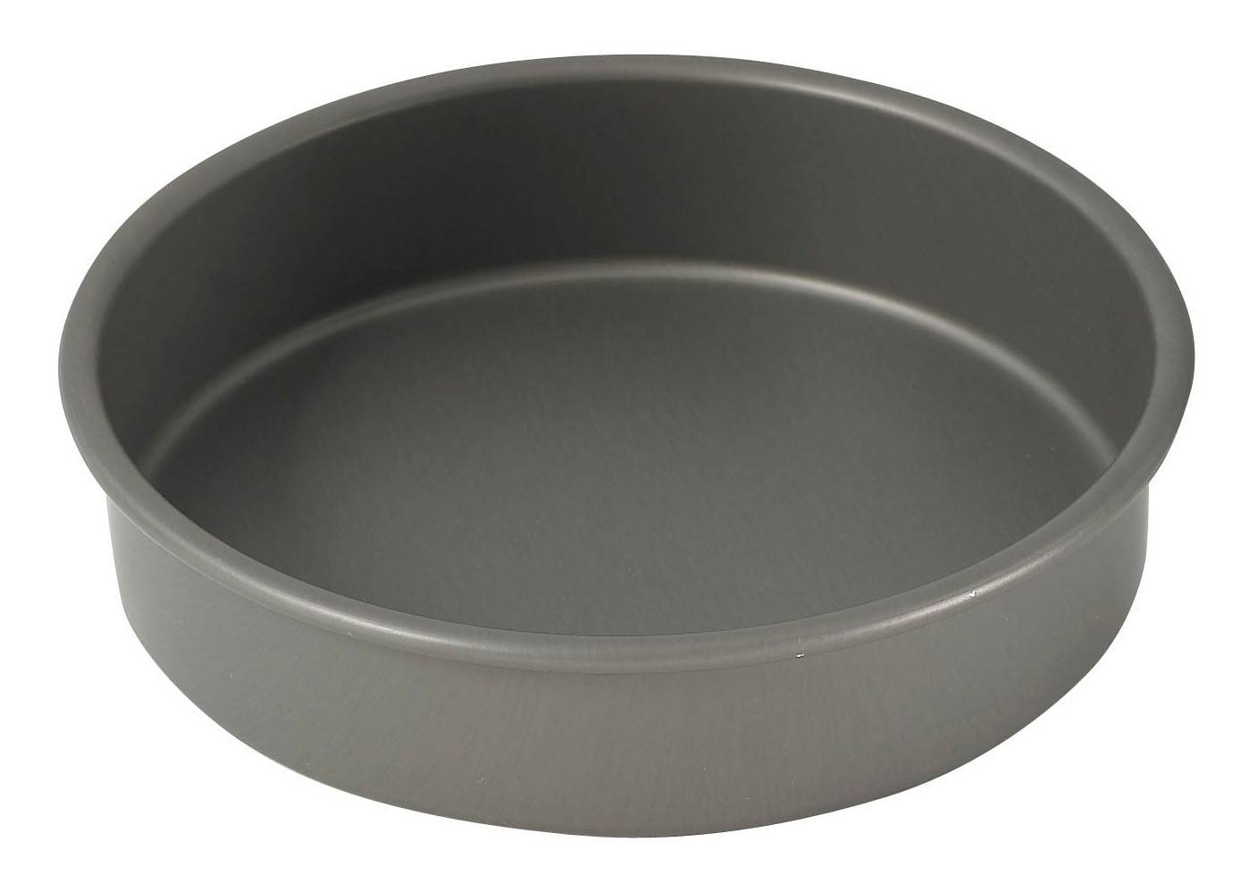 8" Round Cake Pan, Anodized Alu, 2"H