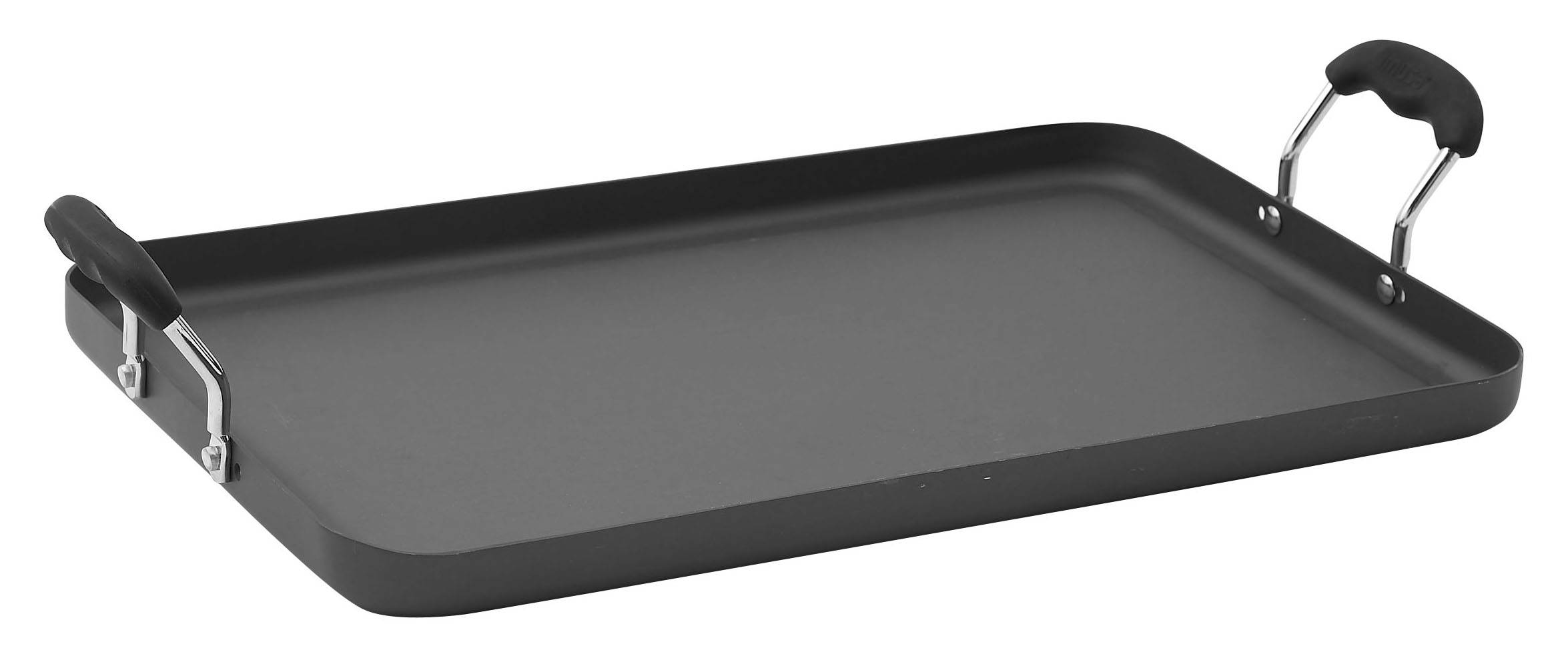Griddle, Hard Anodized Alu, 19-5/8" x 12-1/4"