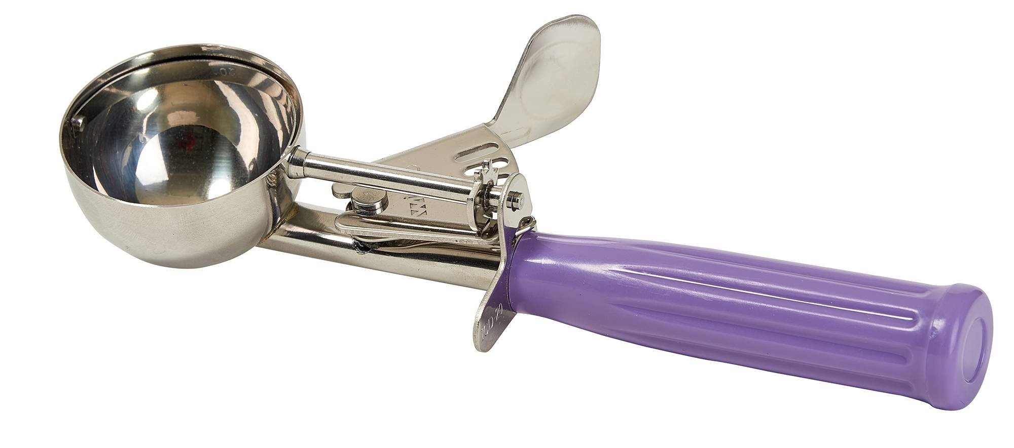 Ice Cream Disher, Size 20, Purple PP Hdl, Allergen Free