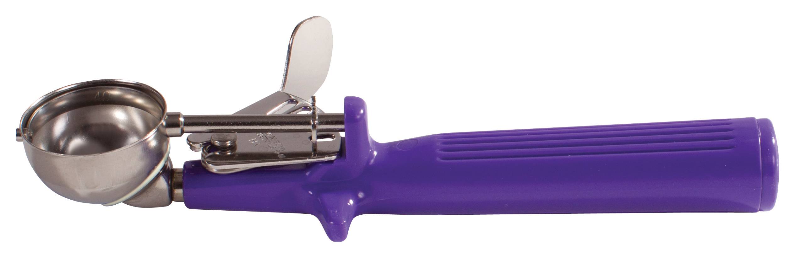 Ice Cream Disher, Size 40, One-piece Hdl, Purple