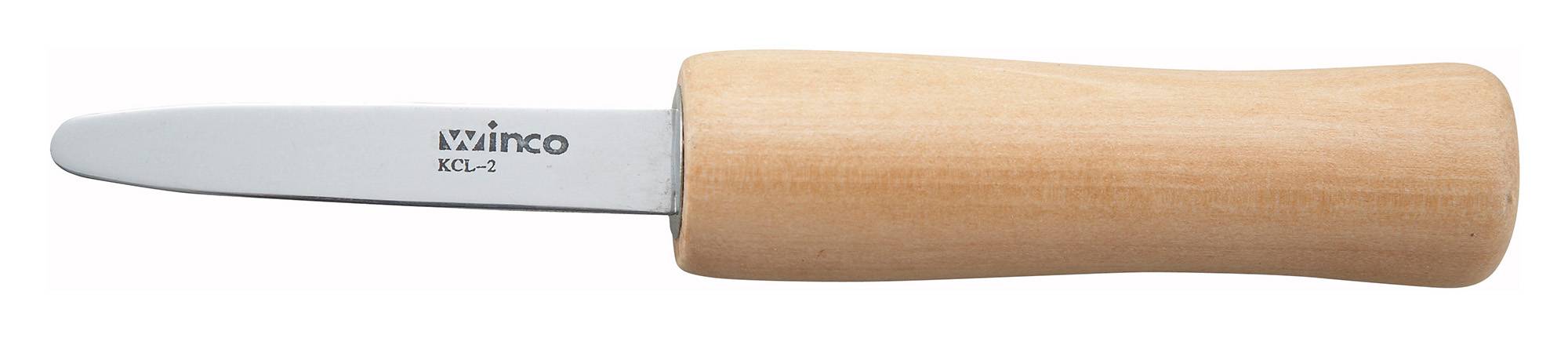 2-7/8" Oyster/Clam Knife, Wooden Hdl