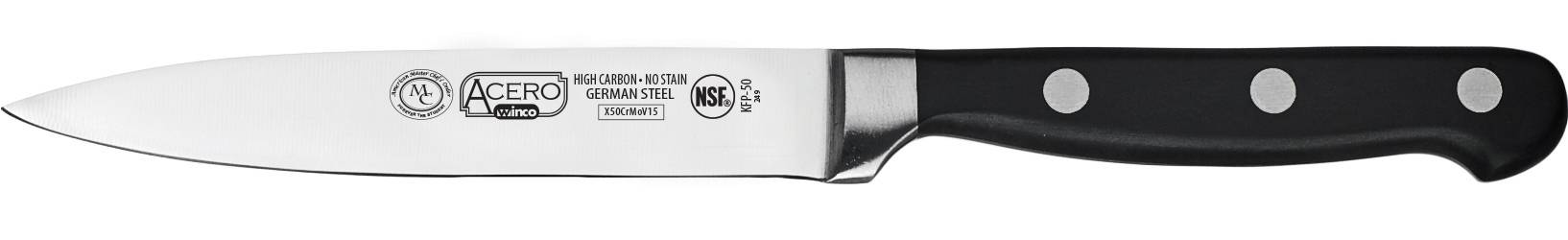 5" Utility Knife, Triple Riveted, Full Tang Forged Blade