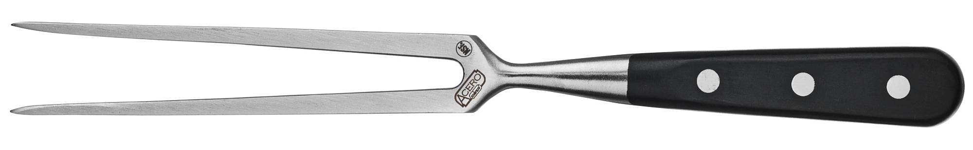 6" Straight Fork, Triple Riveted, Full Tang Forged Blade