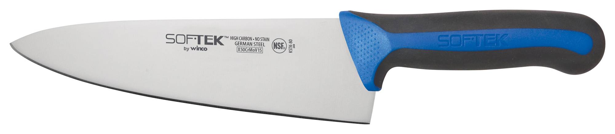 SofTek, 8" Cook's Knife, Soft Grip Handle