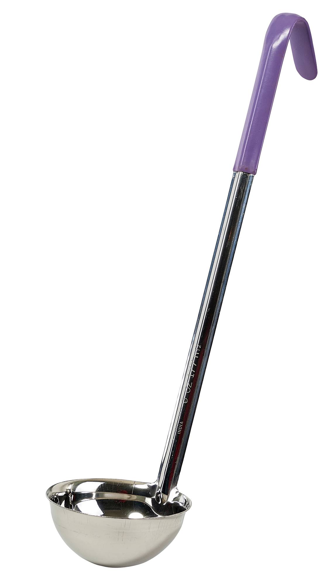6oz, Ladle, One-piece, Purple, S/S, Allergen Free