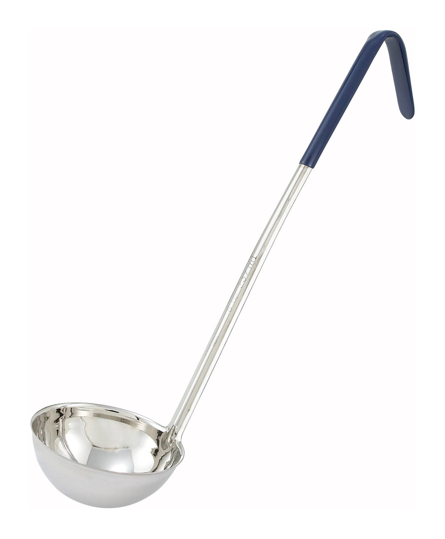 8oz, Ladle, One-piece, Blue, S/S
