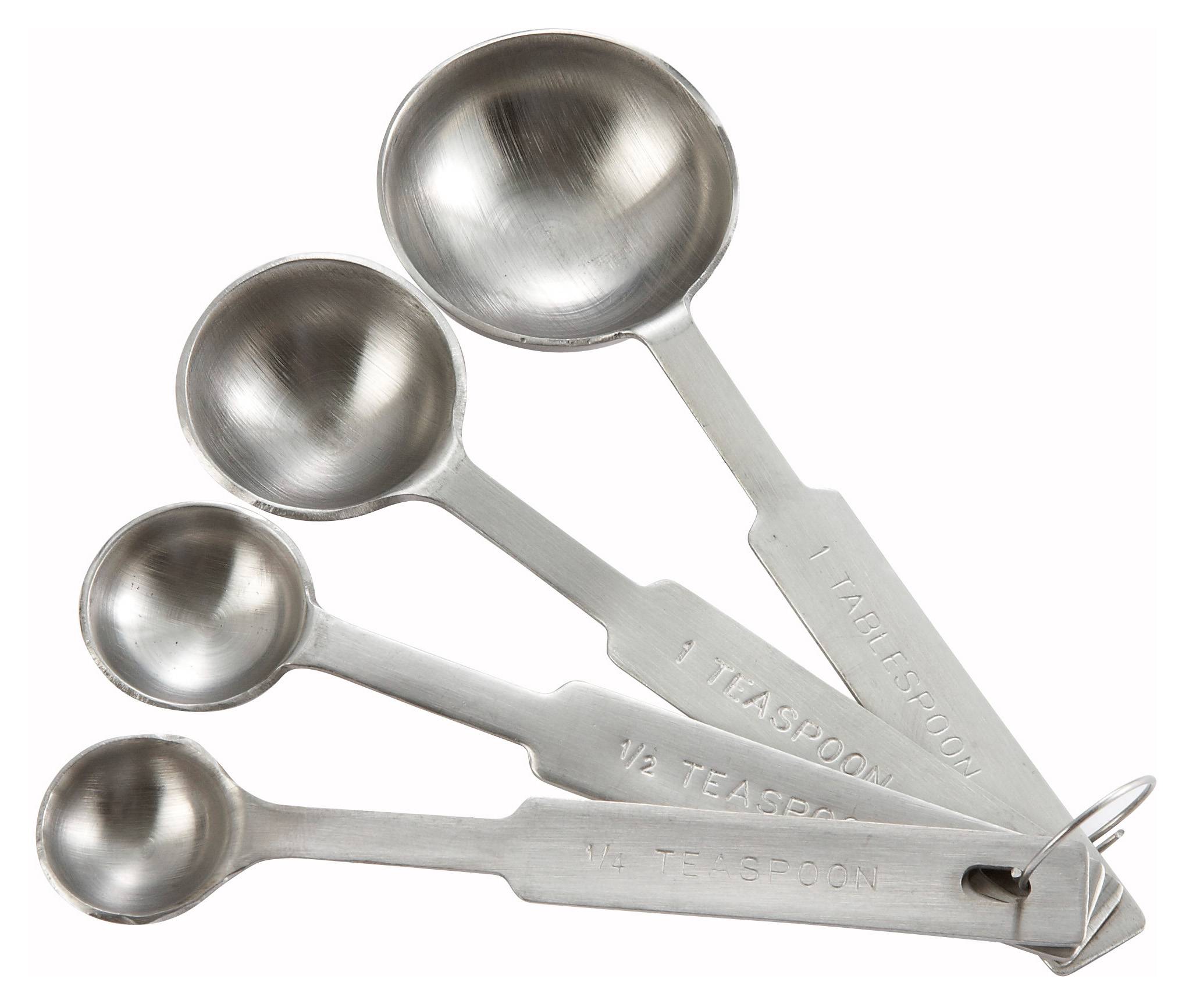 Measuring Spoon Set, 4-piece, Deluxe, S/S