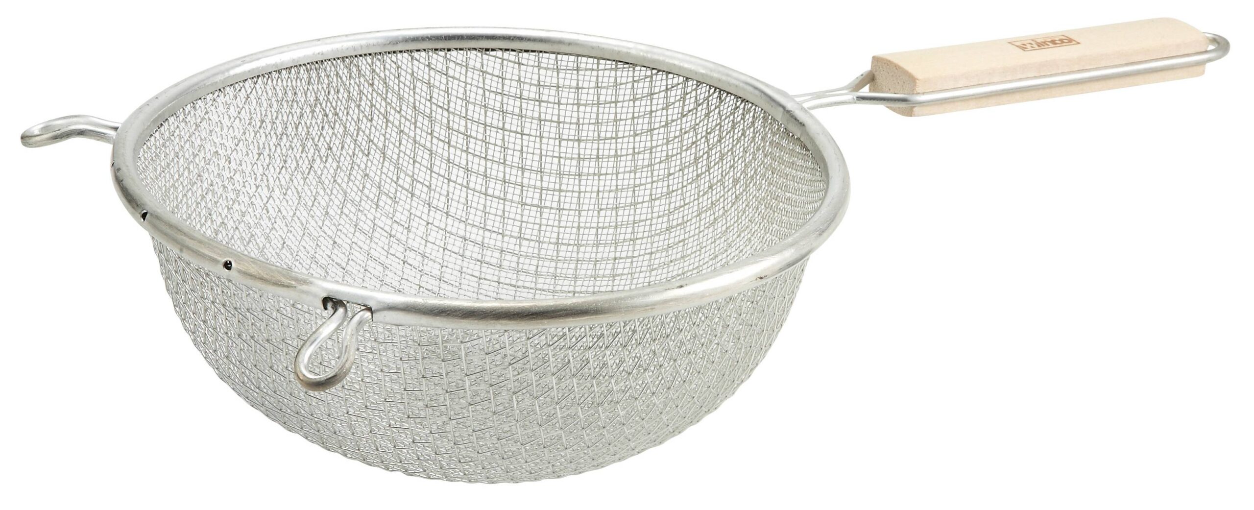8" Double Mesh Strainer, Medium, Tin