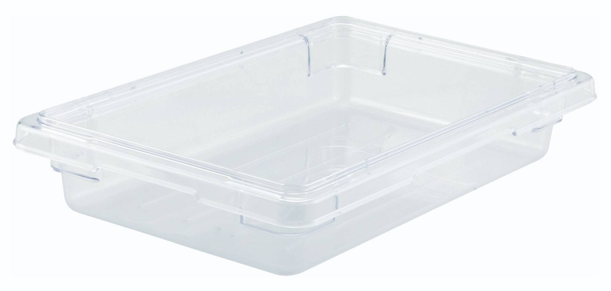 Food Storage Box, 18" x 26" x 3.5", Clear, PC