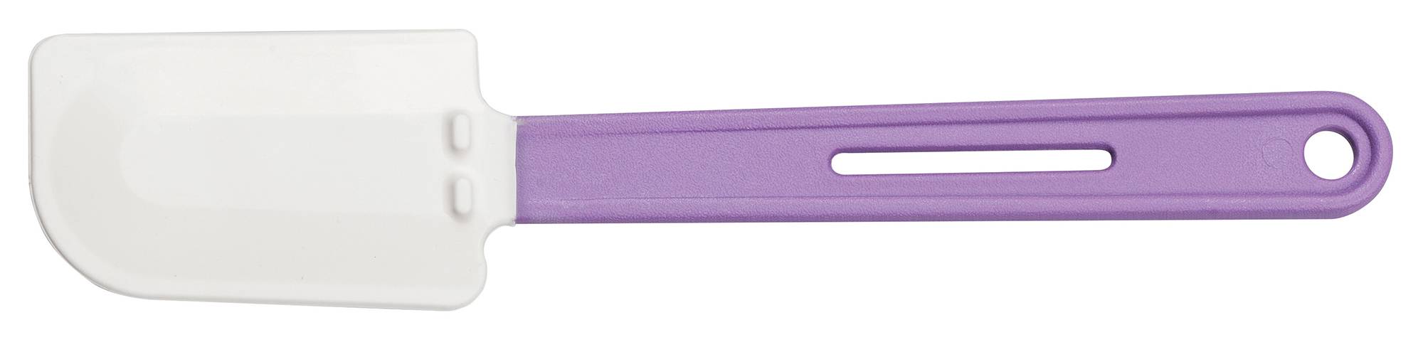 10-1/2" Silicone Scraper, Flat Blade, Heat Resistant, Purple
