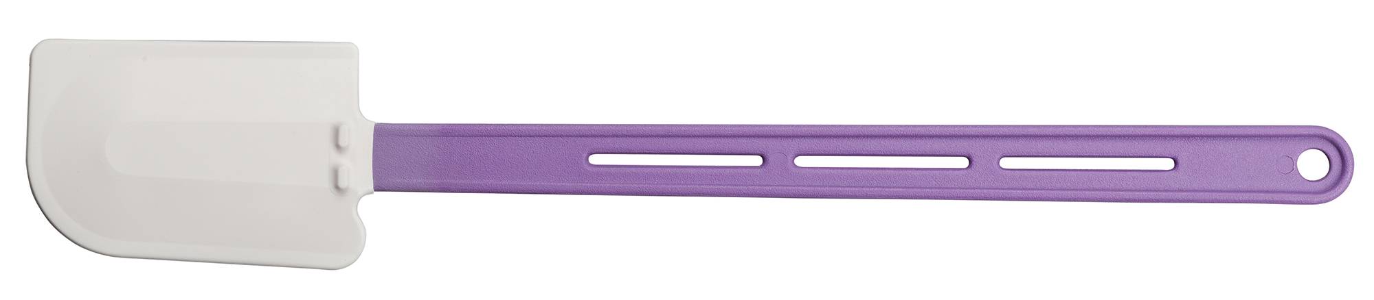 16-1/4" Silicone Scraper, Flat Blade, Heat Resistant, Purple