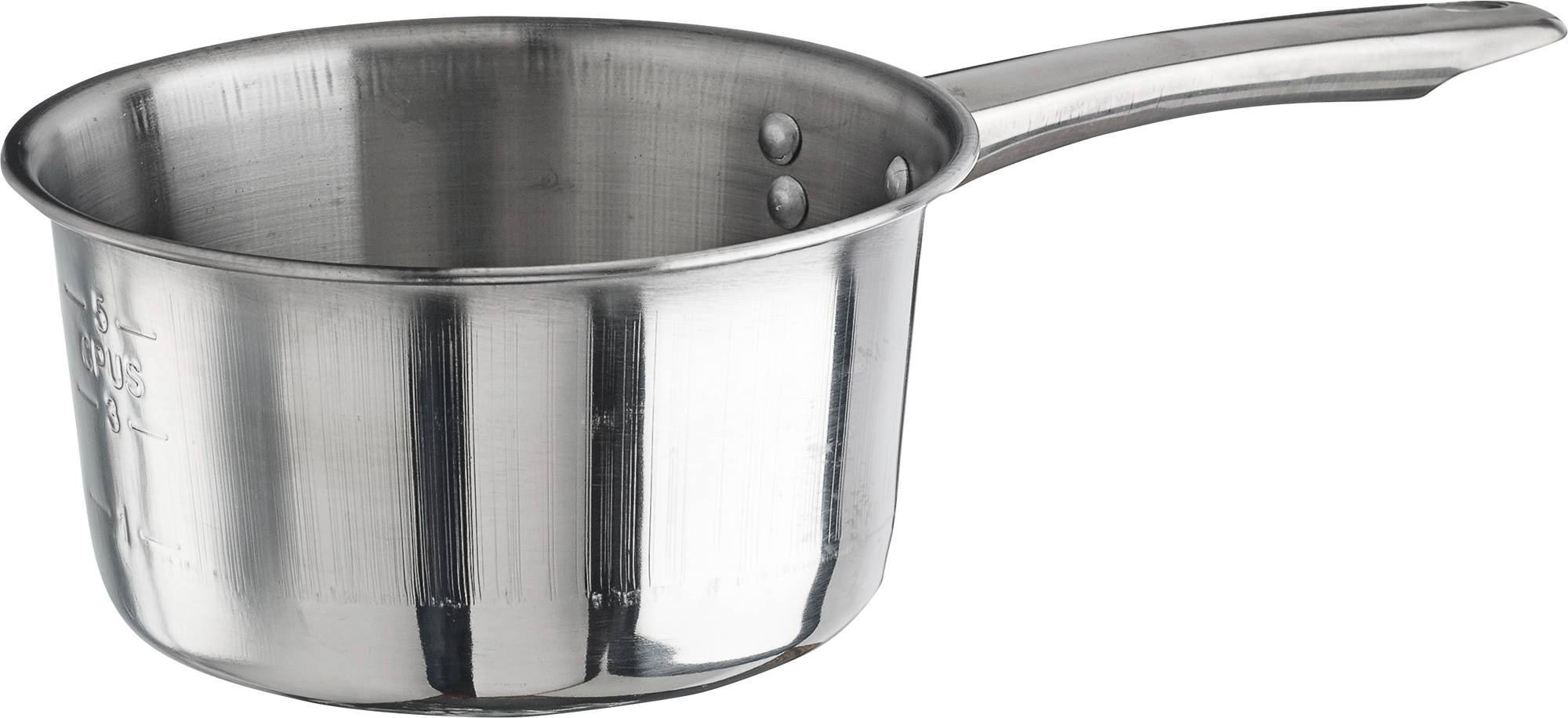 2qt Sauce Pan, Mirror Finish, S/S