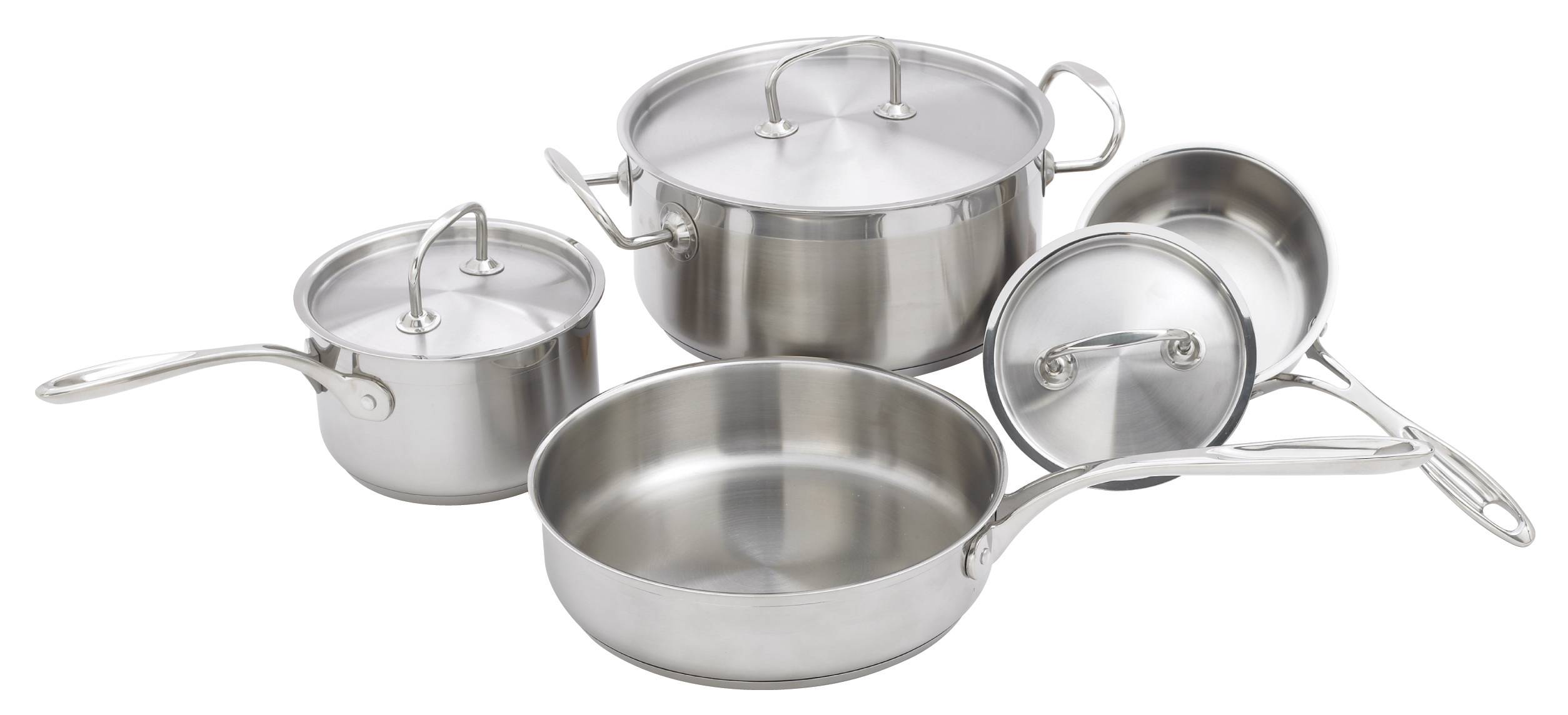 7-piece Cookware Set, S/S
