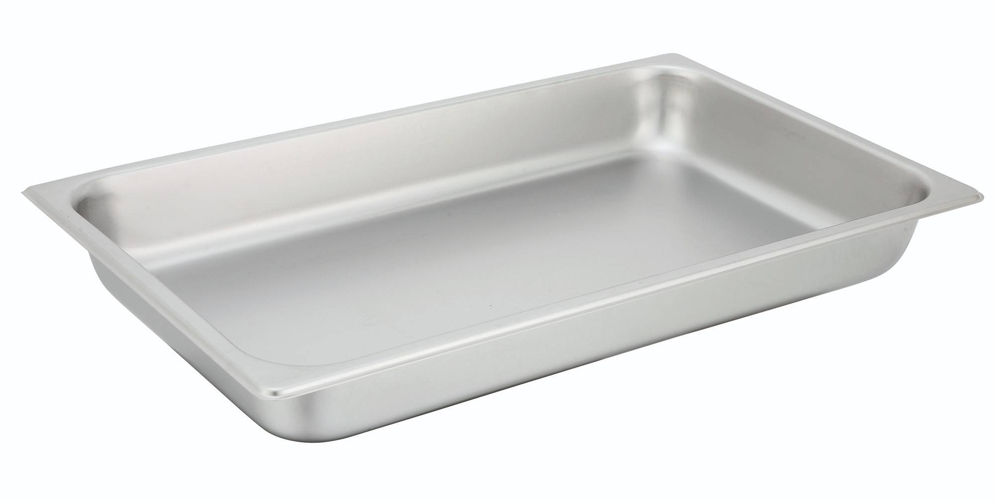Straight-sided Steam Pan, Full-size, 2-1/2", 25 Ga S/S