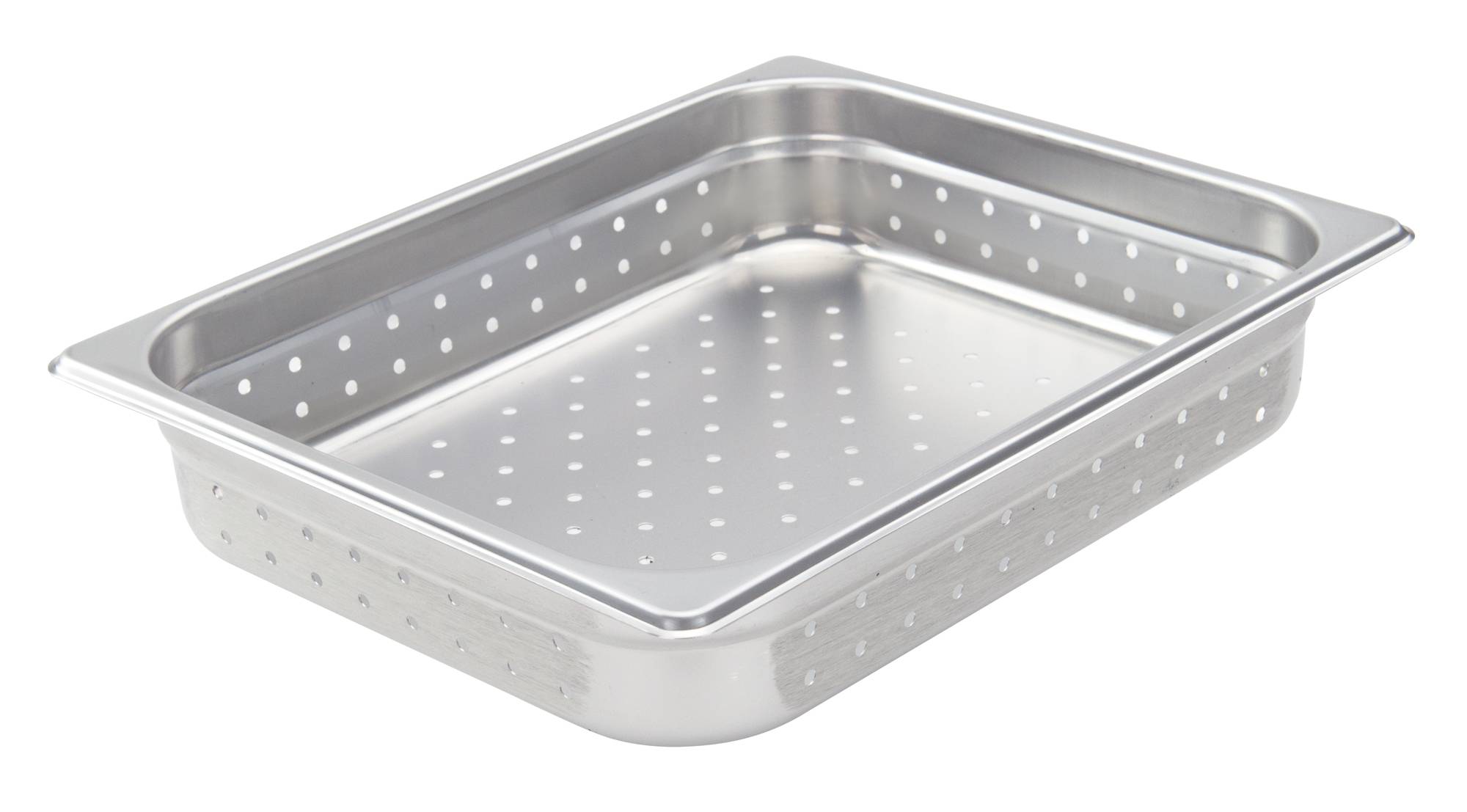 Perforated Steam Pan, Half Size 2-1/2"D, 22 Ga S/S