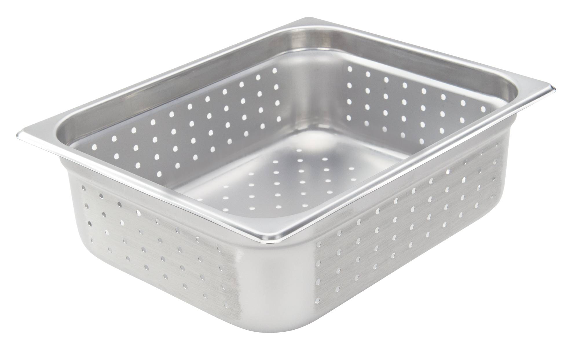 Perforated Steam Pan, Half Size 4"D, 22 Ga S/S