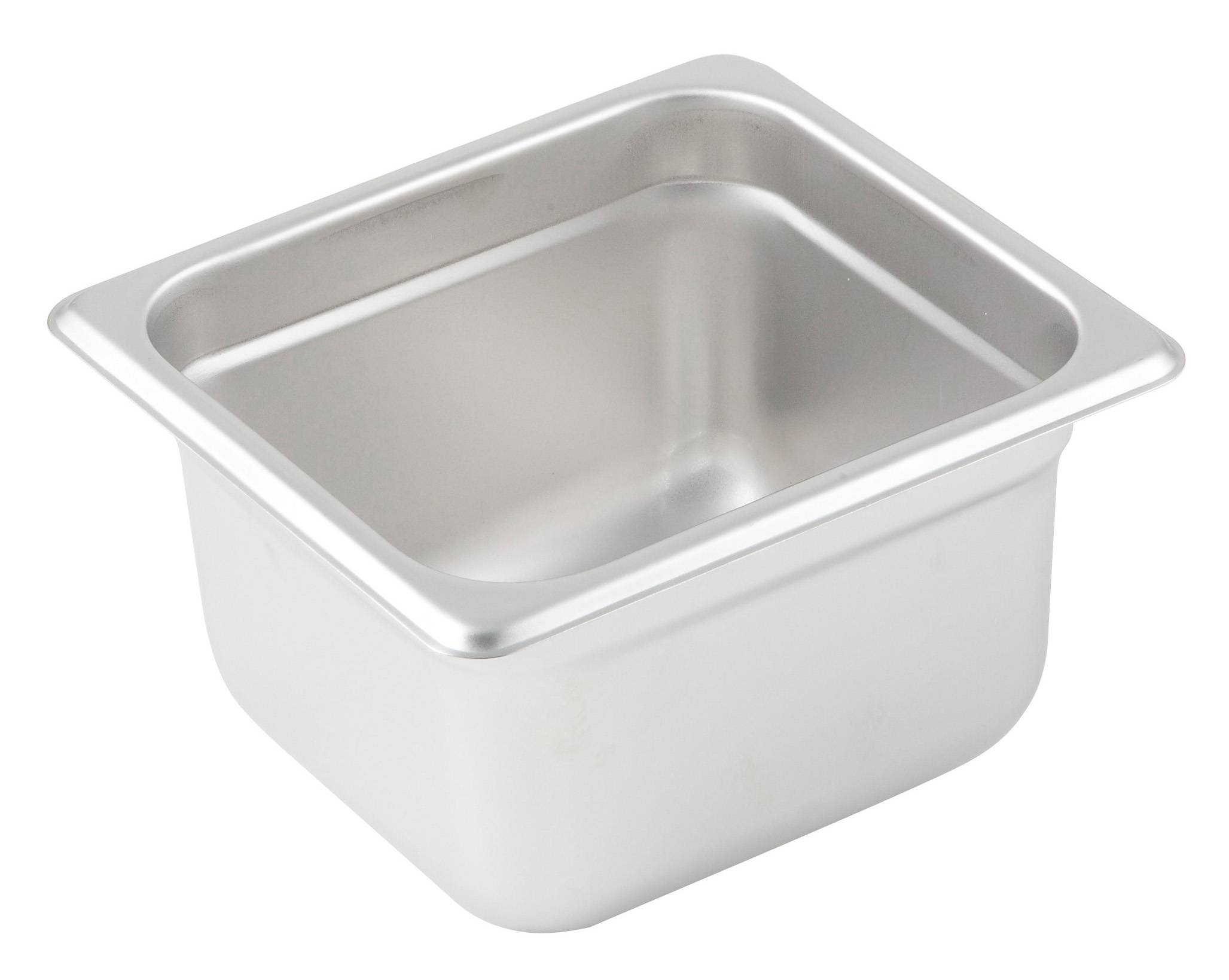 Anti-jam Steam Pan, 1/6 Size, 4", 25 Ga S/S