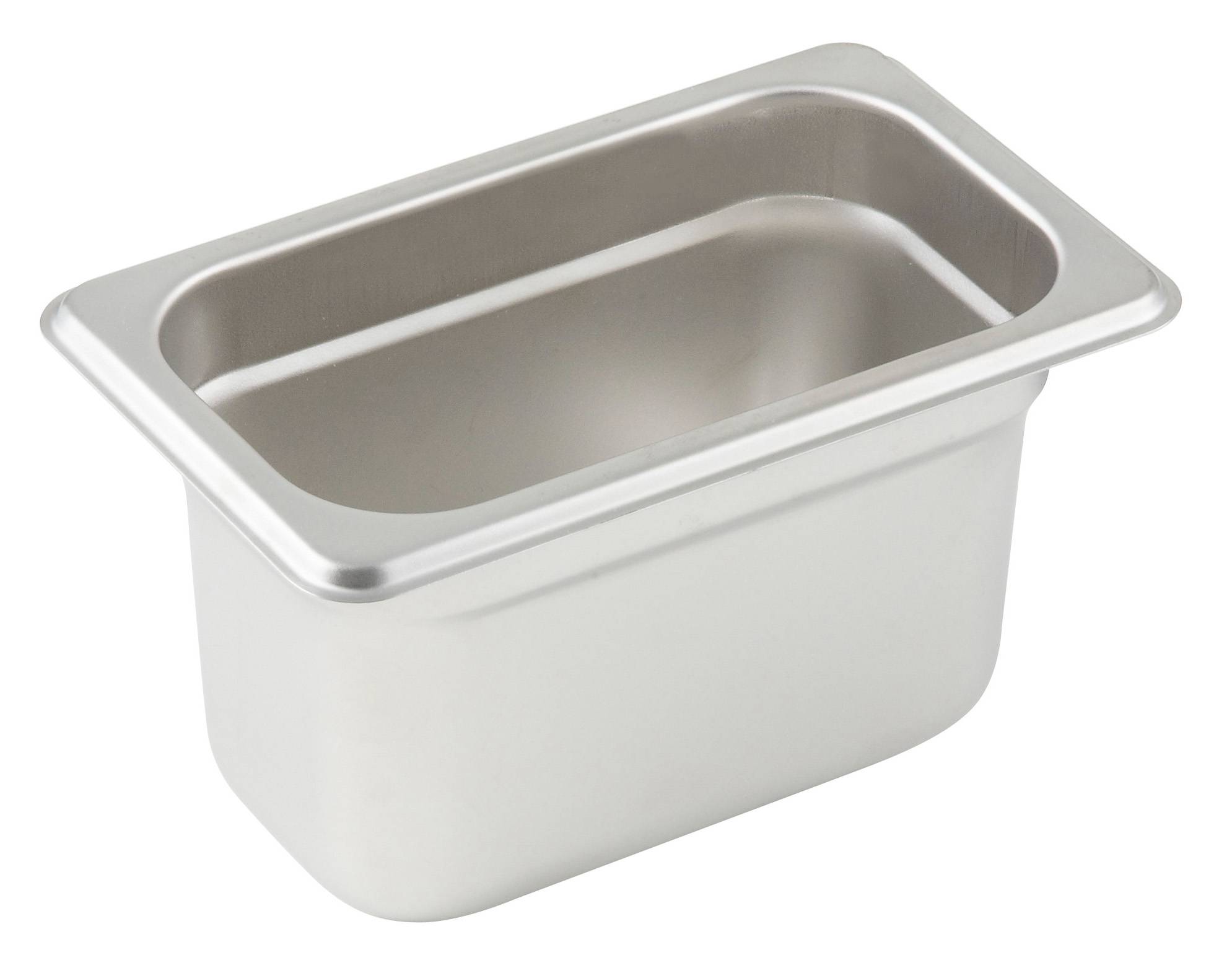 Anti-jam Steam Pan, 1/9 Size, 4", 24 Ga S/S