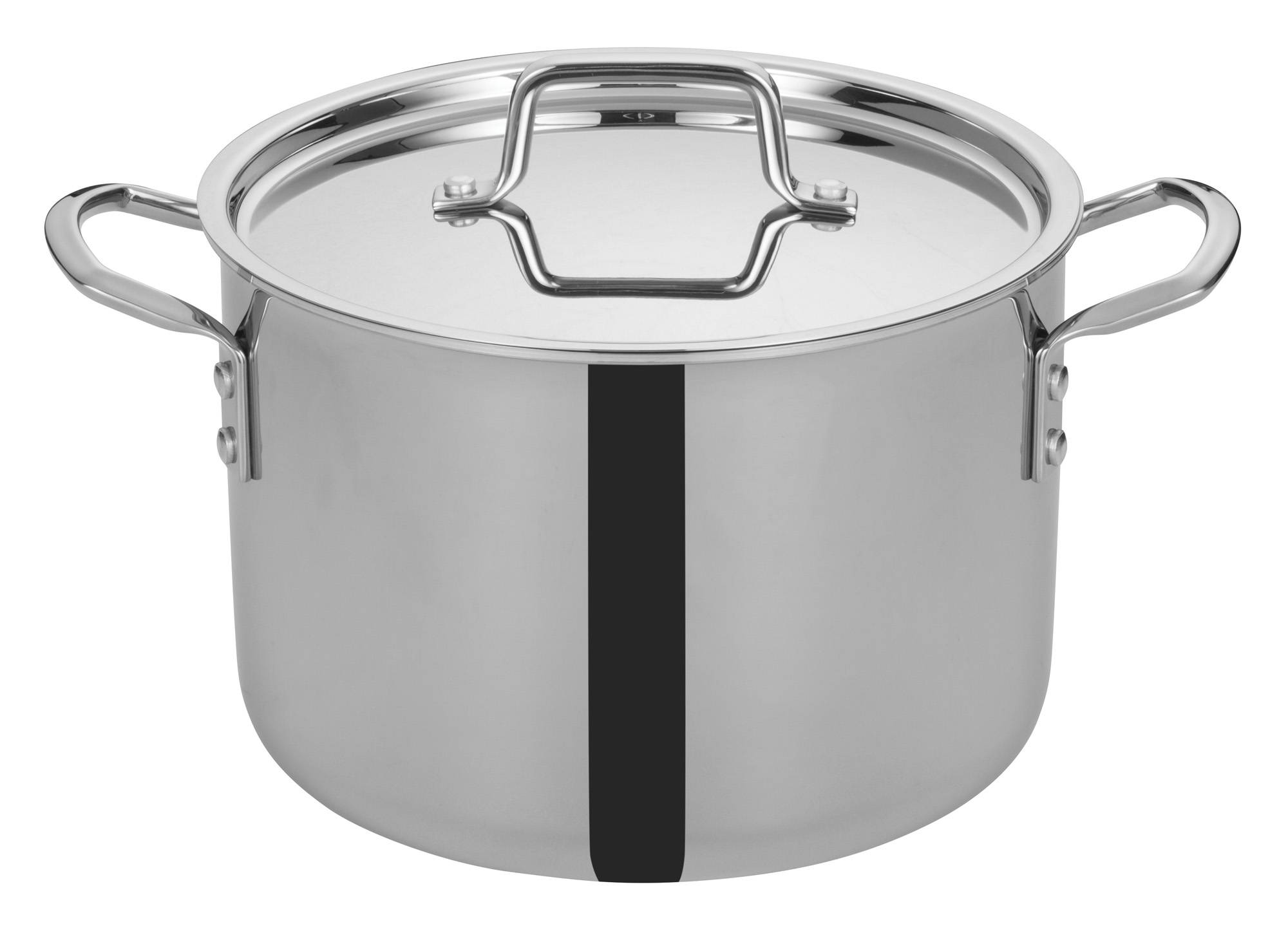 8qt Triply S/S Stock Pot w/Cover