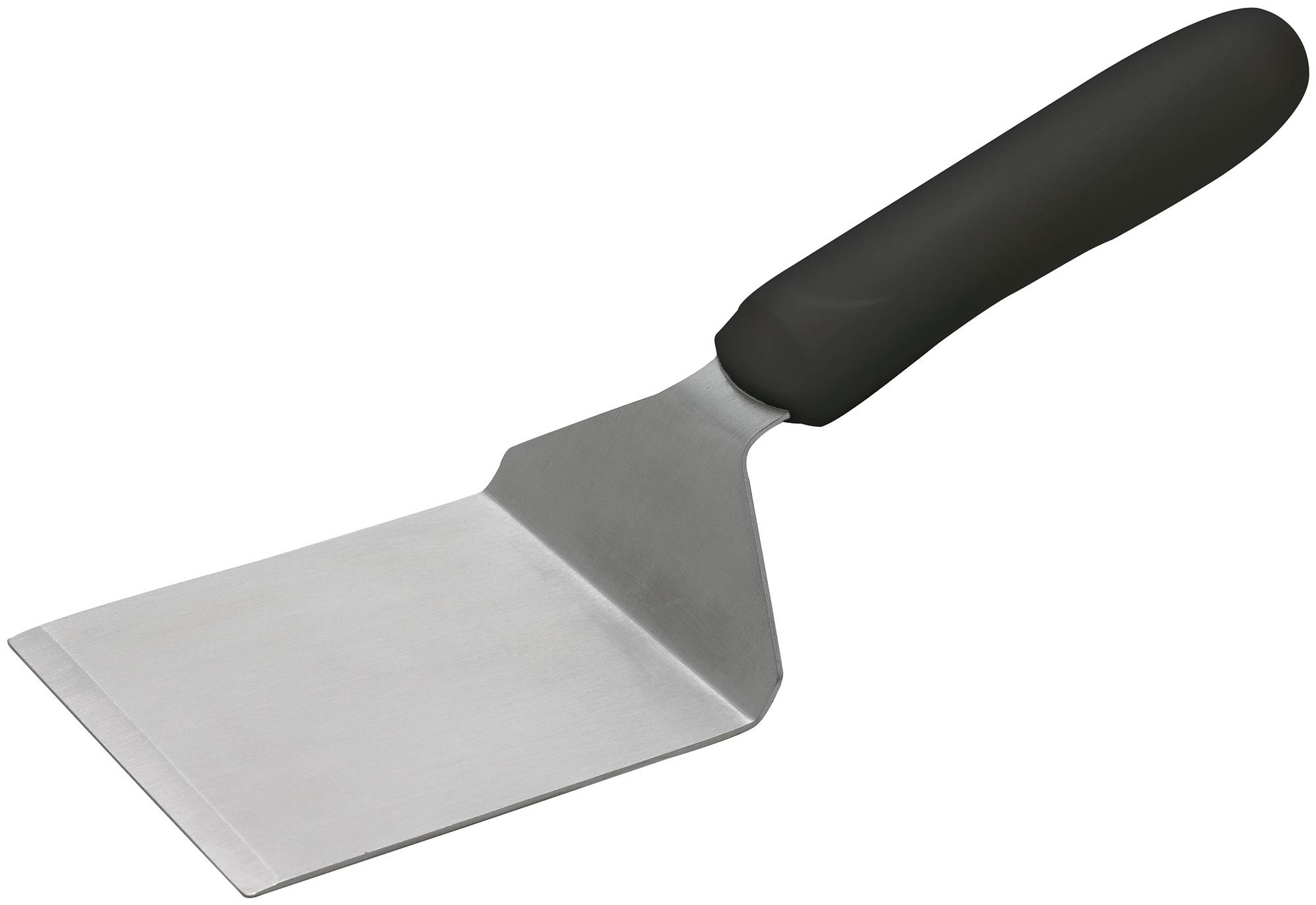 Steak/Burger Turner w/Offset, Black PP Hdl, 4-1/8" x 3-3/4" Blade