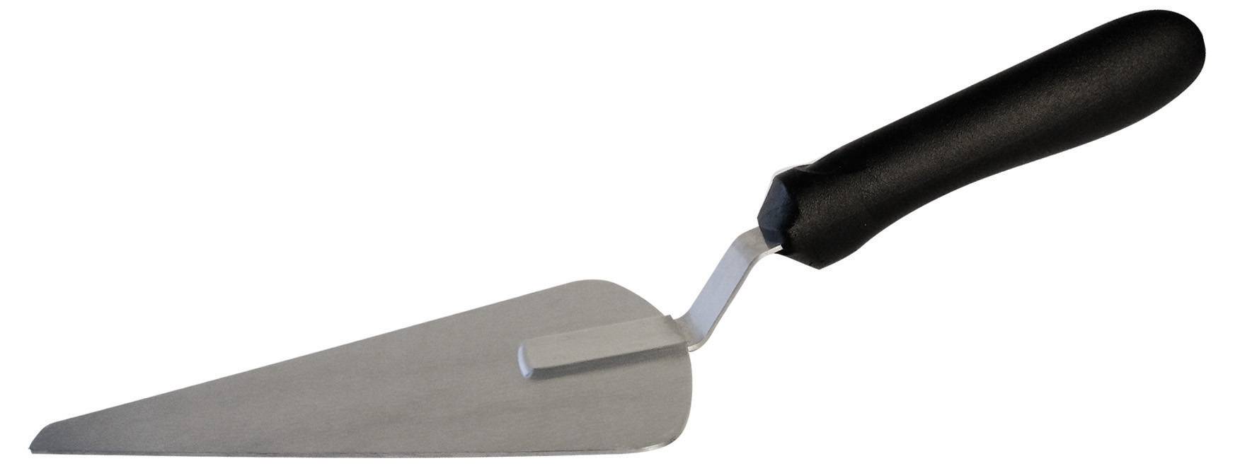 Pizza Server, Black PP Handle, 6-7/8" x 5-7/8" Blade