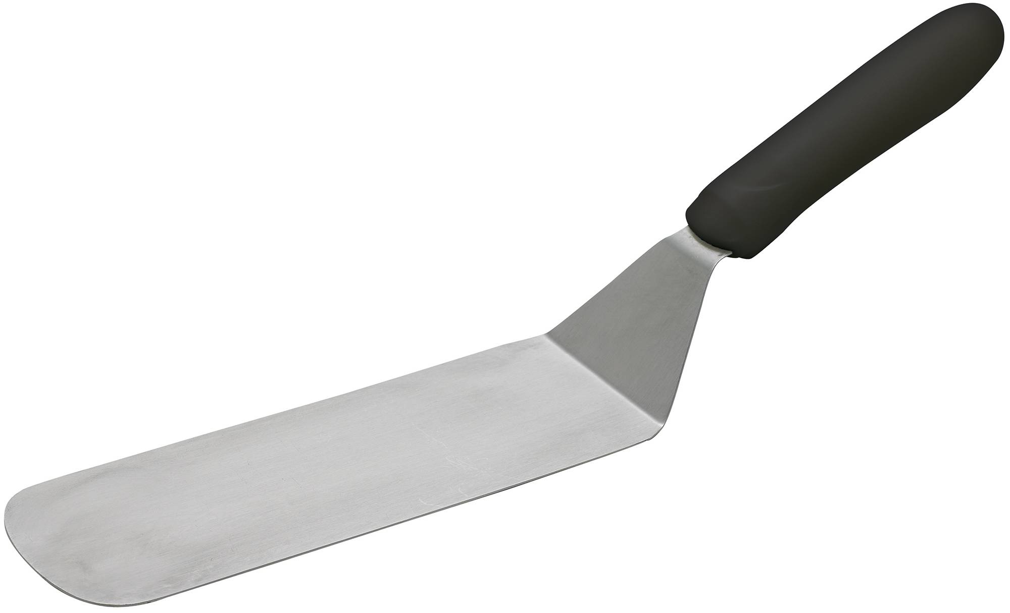 Flexible Turner w/Offset, Black PP Hdl, 8-1/4" x 2-7/8" Blade