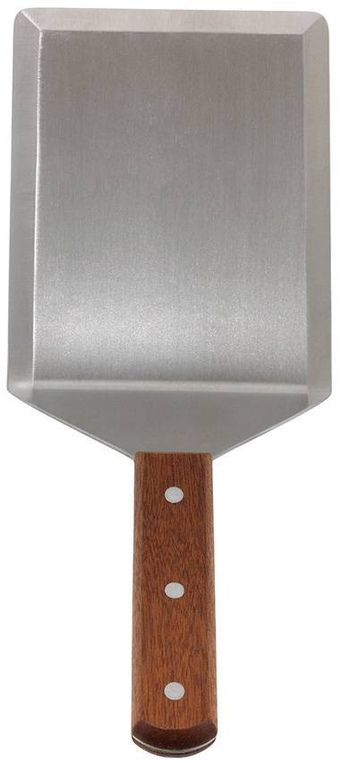 Extra Heavy Turner w/Cutting Edge, Wooden Hdl, 5" x 6" Blade