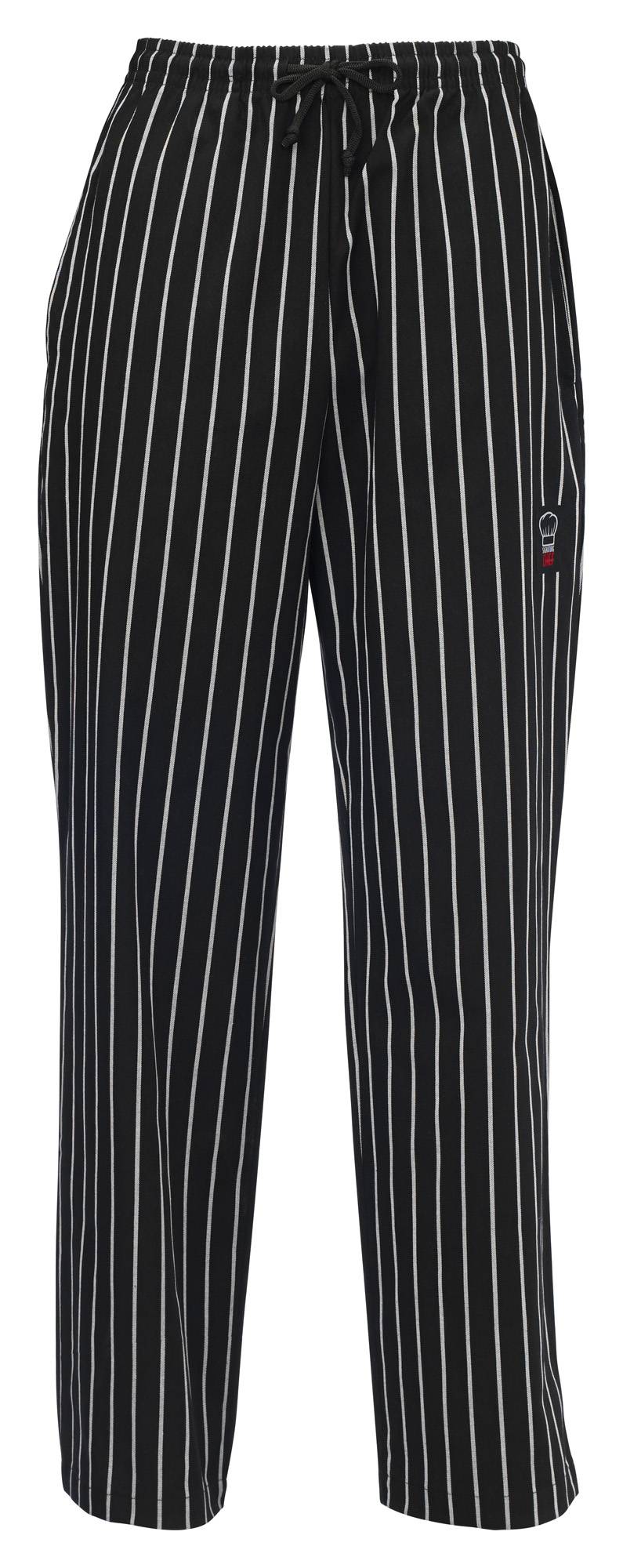 Chef Pants, Chalk Stripe, L