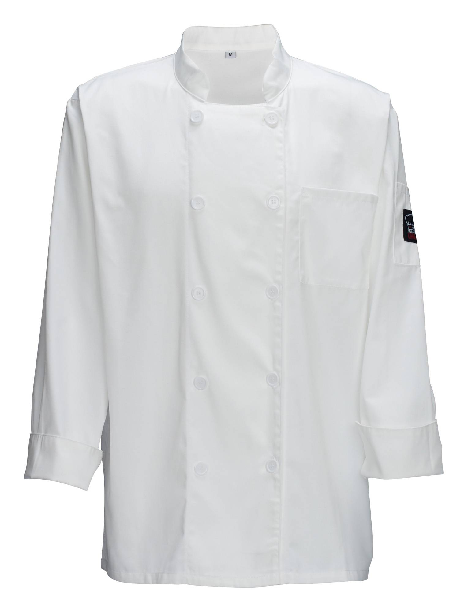 Relaxed Chef's Jacket, White, S