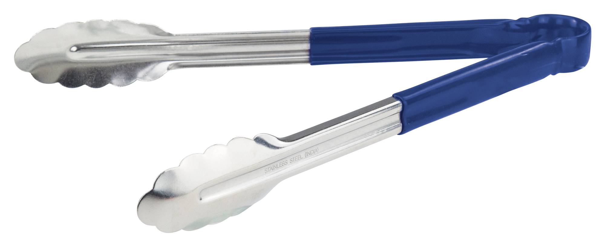 12" S/S Utility Tong, PP Hdl, Blue