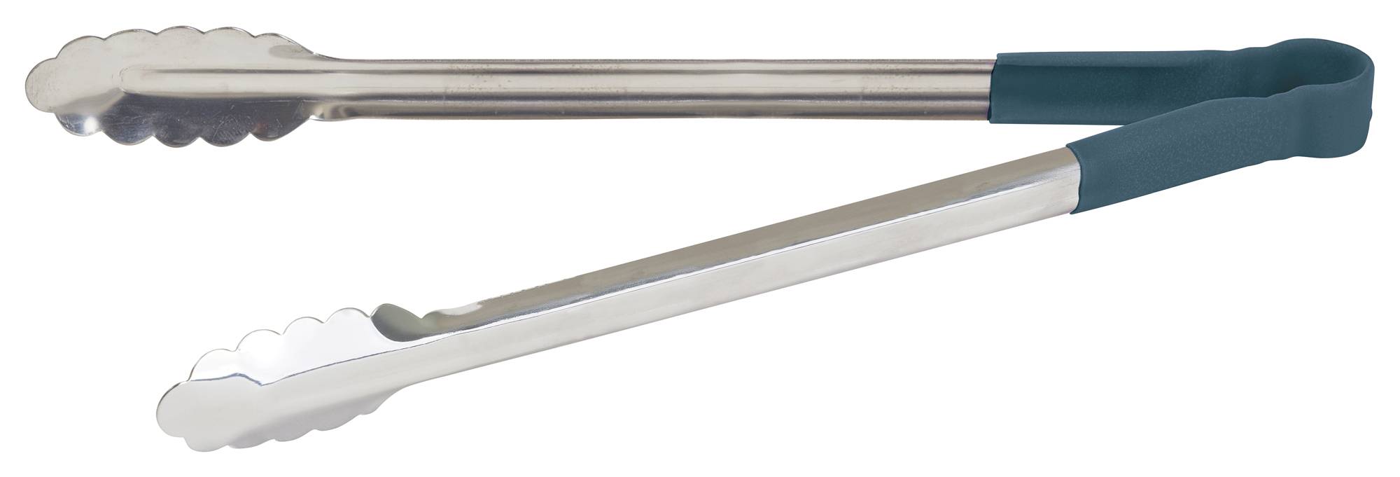 16" S/S Utility Tong, PP Hdl, Blue