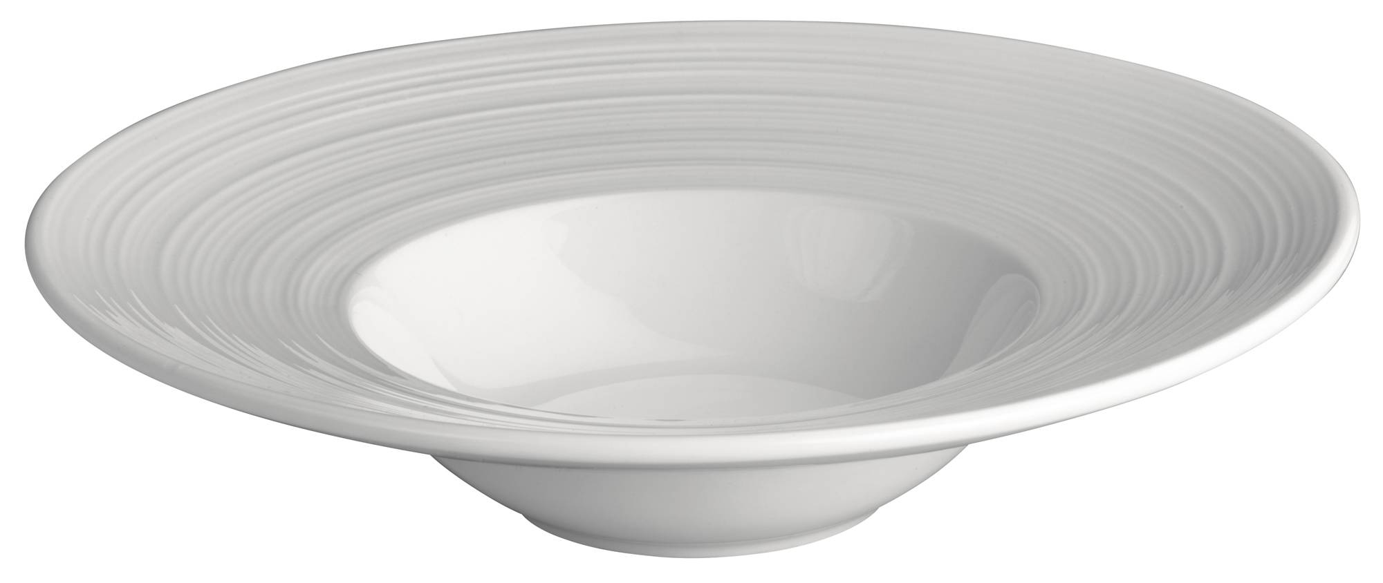 10-1/2"Dia. Porcelain Bowl, Bright White, 12 pcs/case