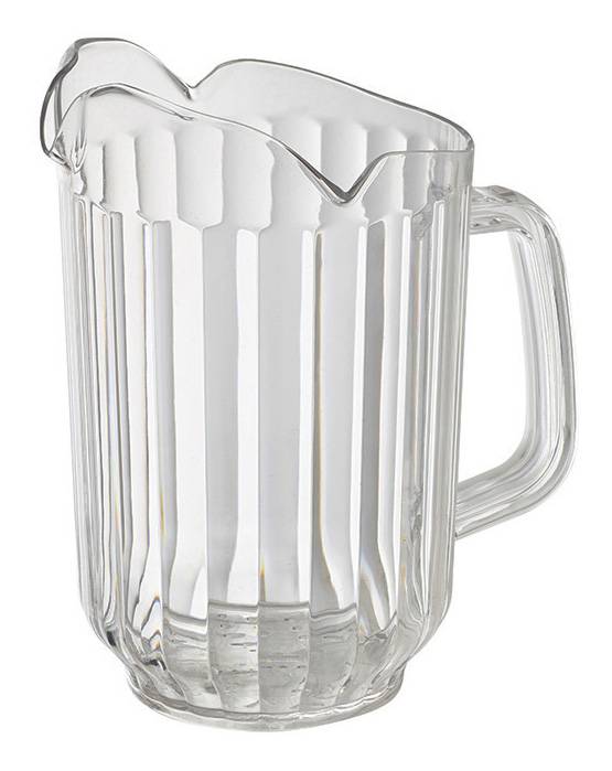 60oz PC Pitcher, 3 Spout, Clear