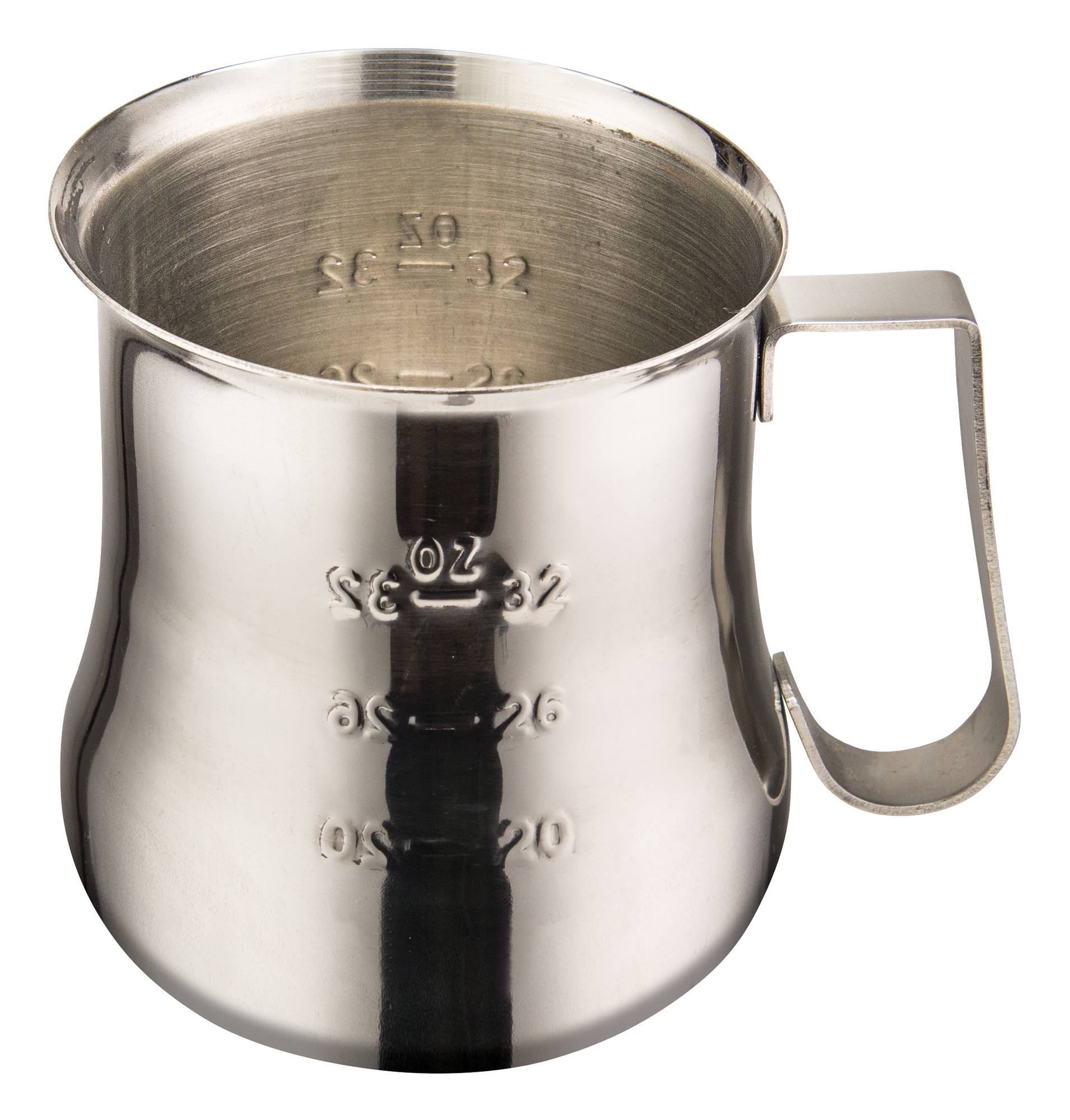 Espresso Milk Frothing Pitcher,40 oz w/ capacity marking,4-3/4"Dia x 5-1/4"H, SS