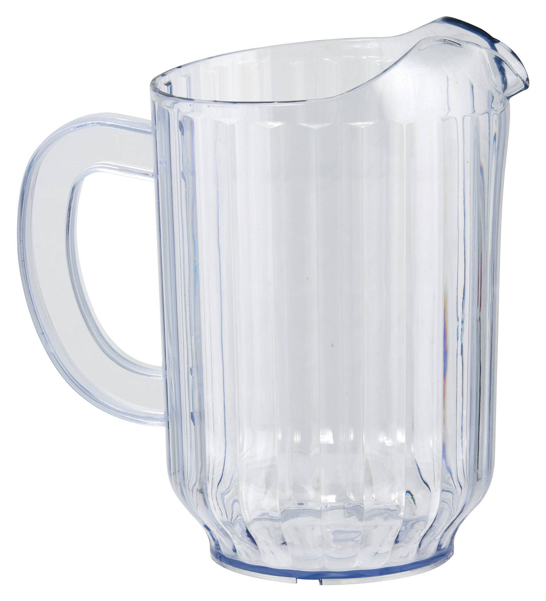 60oz Plastic Water Pitchers, Clear, 4pcs/pk